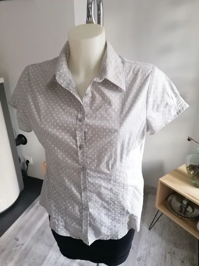 Chemise Camaïeu (blanc), XXL / 44 / 16