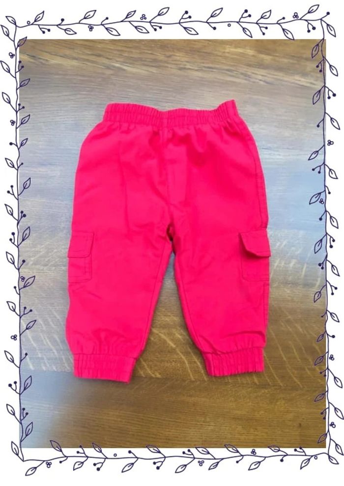 Pantalon jogging rouge 12 mois neuf