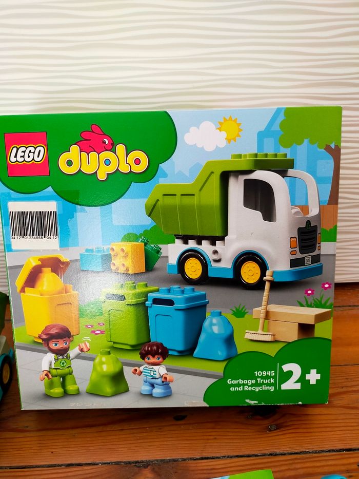 Lego Duplo camion de poubelle et tri sélectif - photo numéro 2