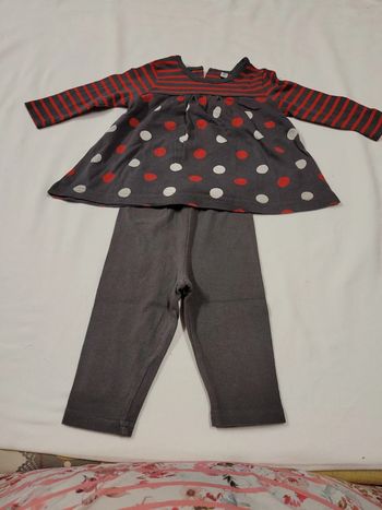 Ensemble 2 pièces fille 6mois