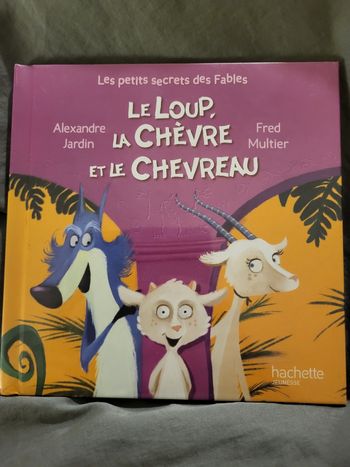 Livre Mc Donalds Happy Meal Le loup, la chèvre  et le chevreau