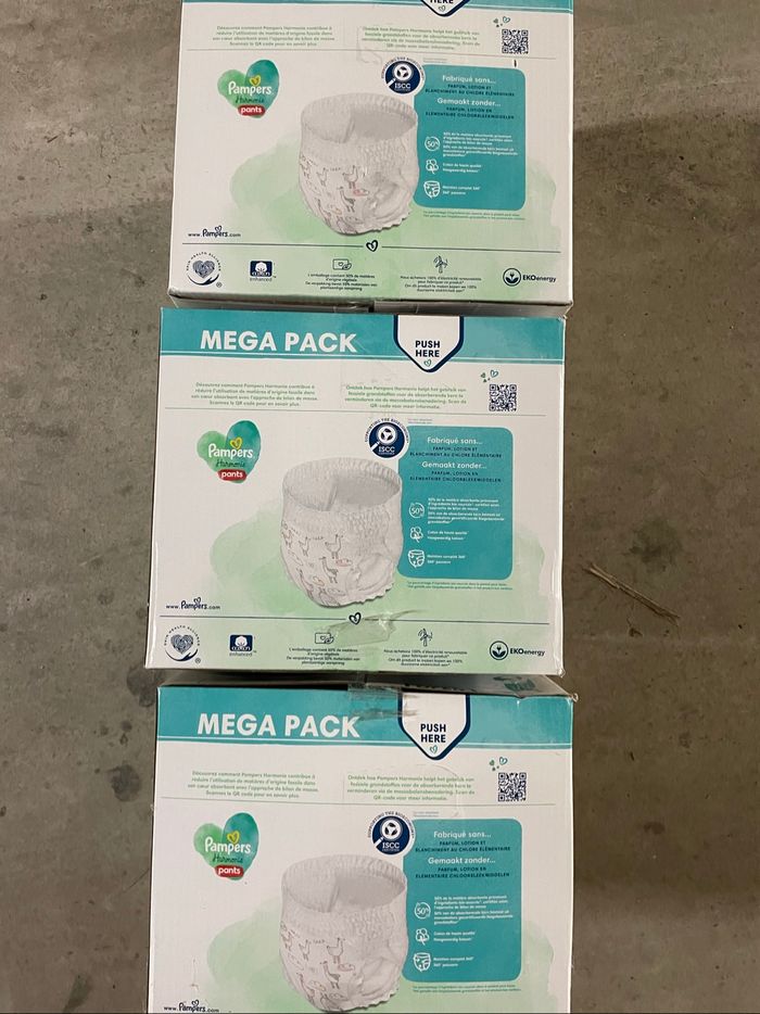 75€ les 216 couches culottes Pampers Harmonie Pants T4 (9 à 14 kg) - photo numéro 2