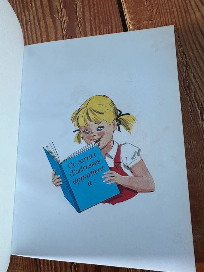 Le Carnet d’adresses de Caroline et ses amis Pierre Probst répertoire livre collection bleu - photo numéro 3