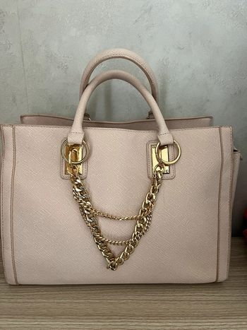 Sac à main rose poudré