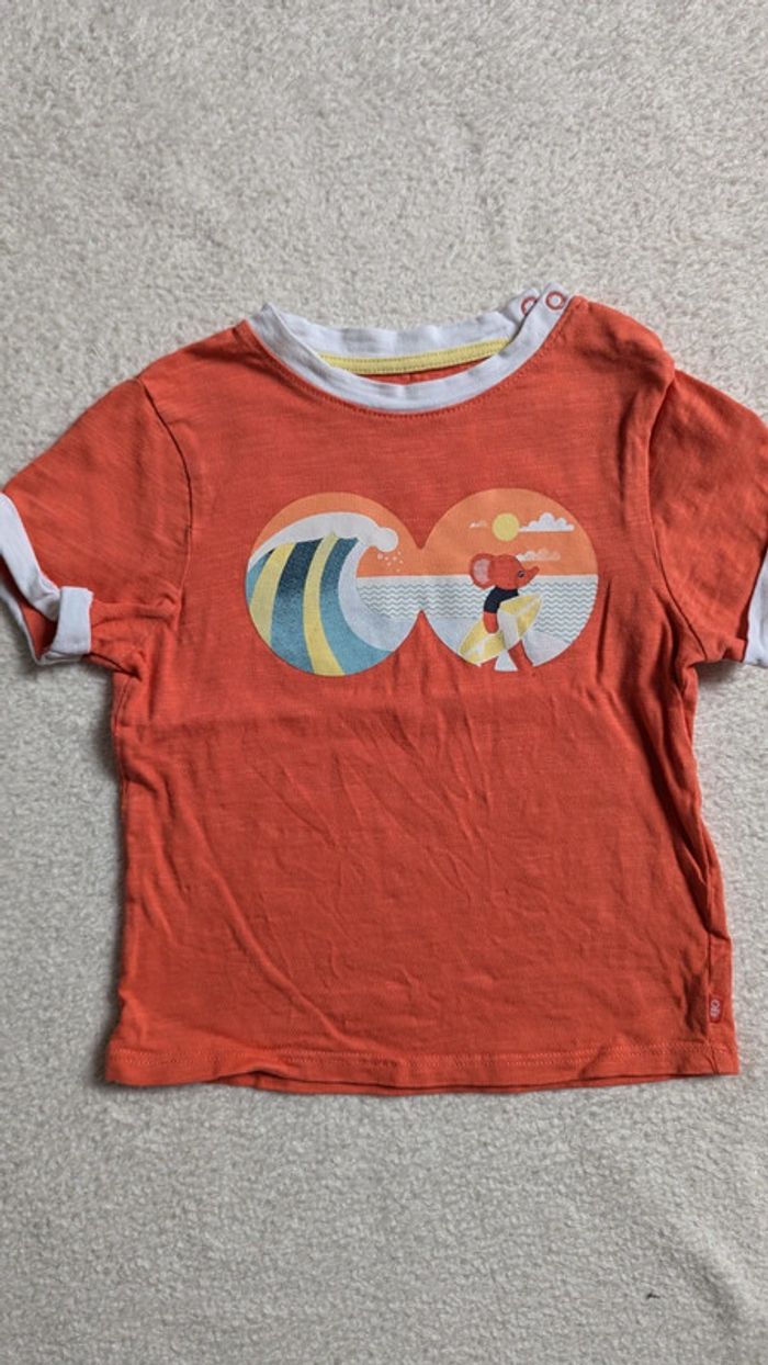Lot 2 t-shirts 18 mois manches courtes - photo numéro 6