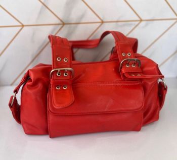 Sac à mains rouge