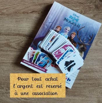 ⭐ Album classeur et 72 cartes La reine des neiges 2  #emyfleury_cartes