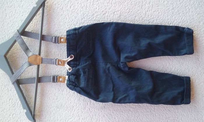 pantalon à bretelles pour bébé garçon - photo numéro 5
