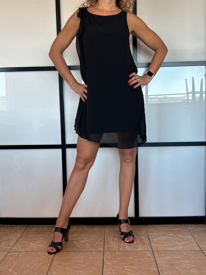 Robe élégante asymétrique Naf Naf noire 40 - photo numéro 8