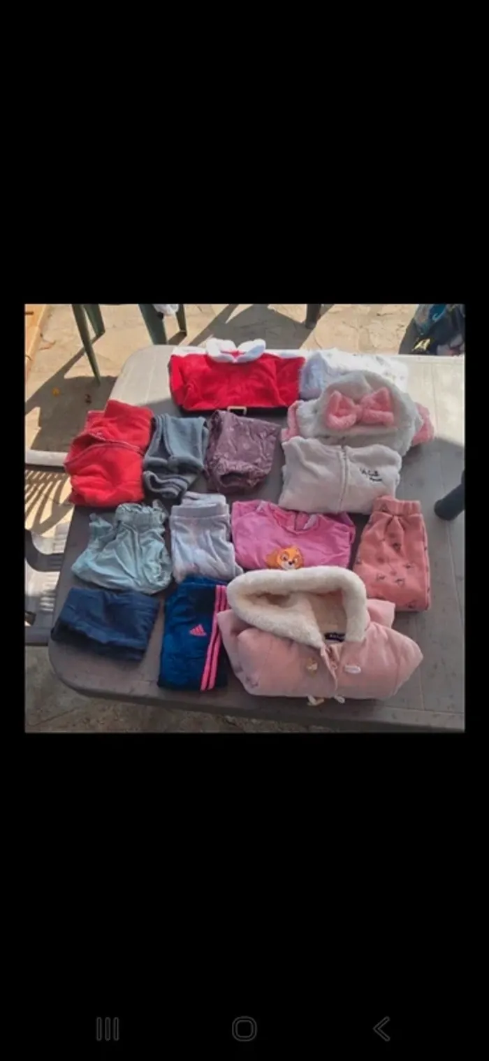 Gros lots de vetement et accessoires 18 mois fille