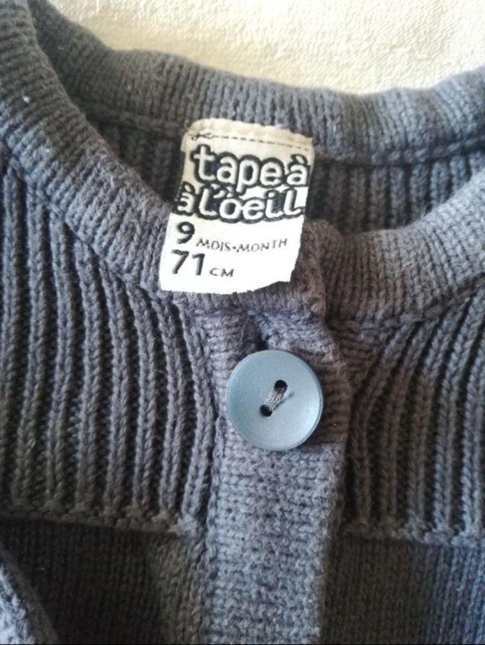 Gilet fille 9 mois TAPE A L'OEIL. - photo numéro 3