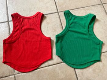 Lot de 2 Tops courts taille xs