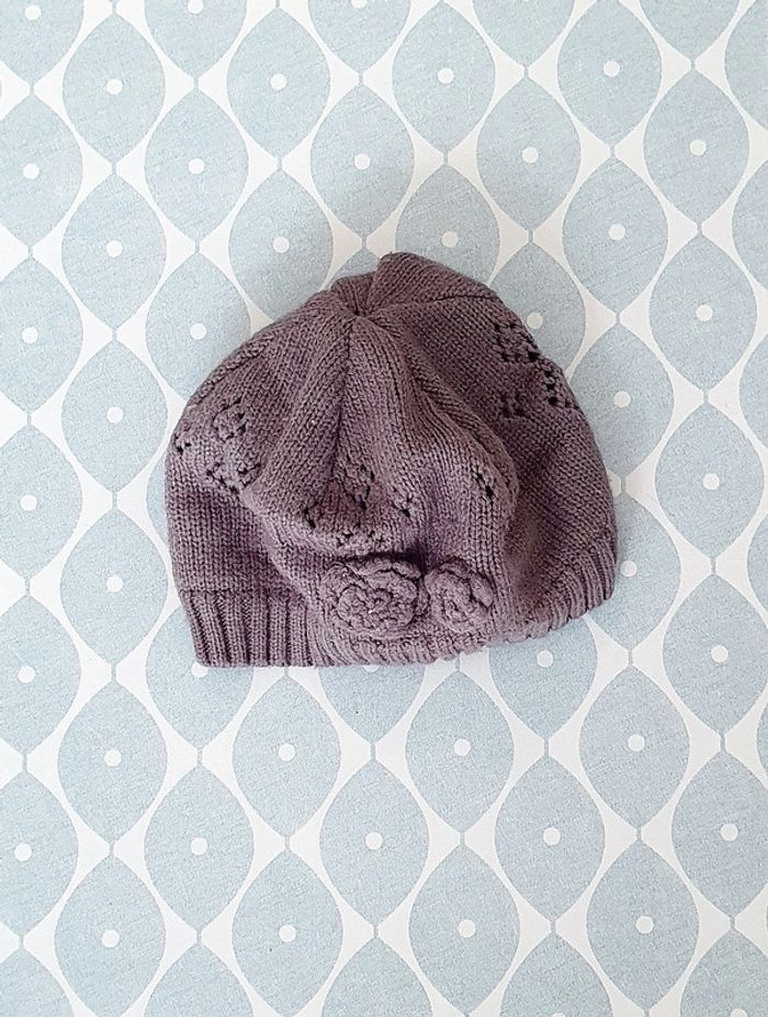 Beret gris - 6/12M