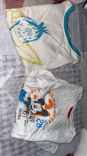 2 tee shirt manche courte