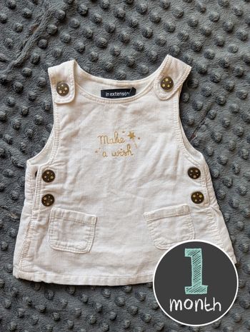 Robe Bébé été Taille 50 cm (1 Mois) neuve