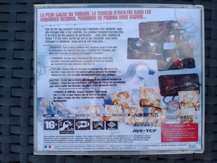 Resident Evil Outbreak File #2 (PS2) + Carte mémoire 64 Mo avec sauvegardes complètes - photo numéro 4