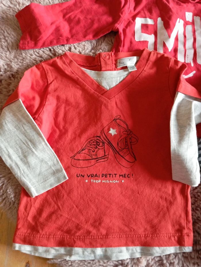 T-shirt ML 9 mois - photo numéro 3