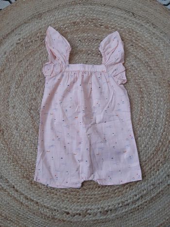 Combinaison short à motif Verbaudet 2 ans