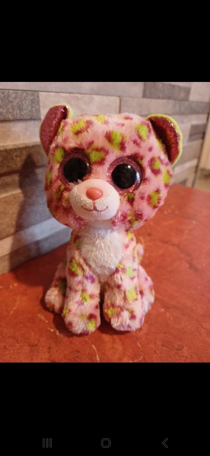 Peluche Ty leopard rose