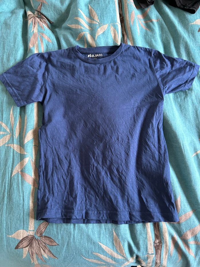Tee shirt bleu marine 8 ans #b.a basic