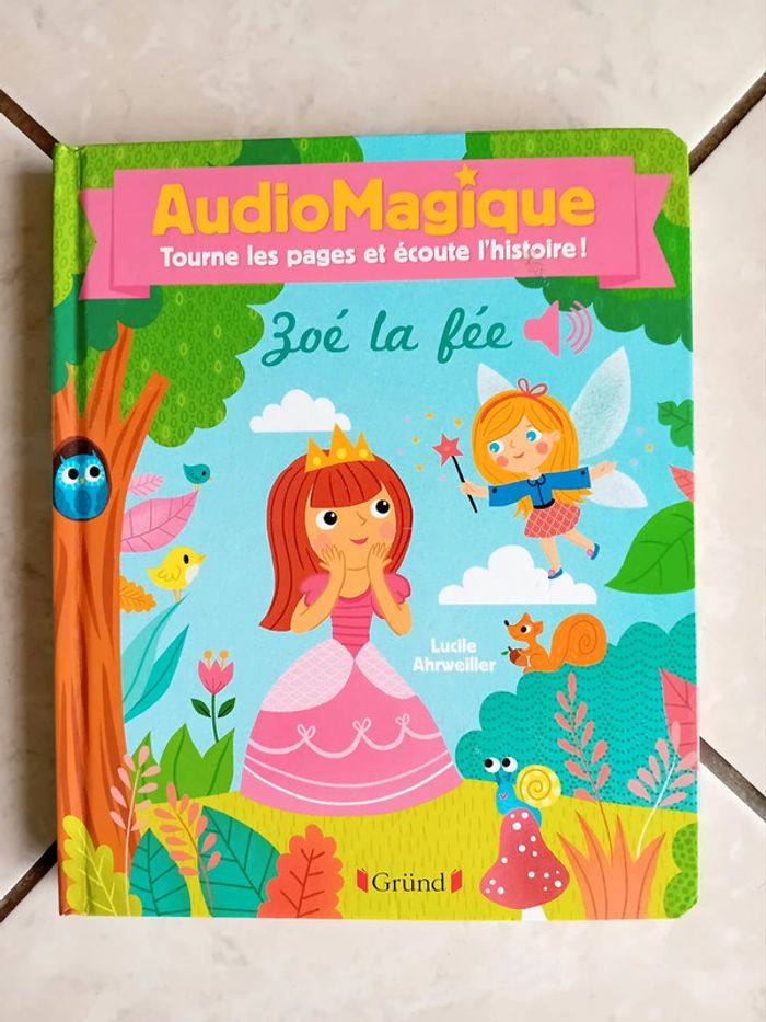 livre audio magique zoé la fée