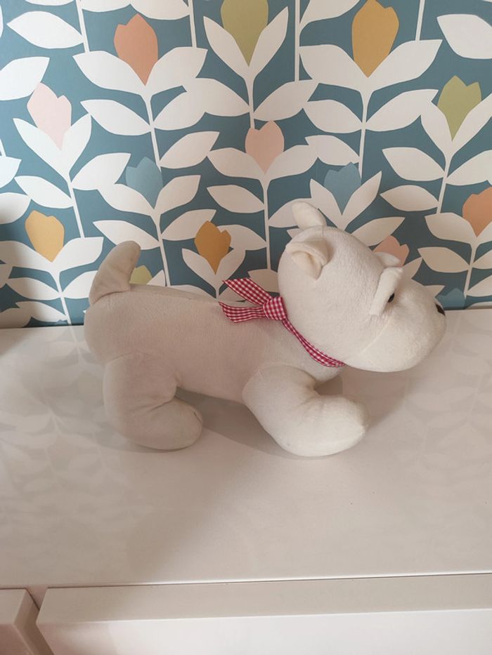 Peluche chien westie / scottish - photo numéro 4