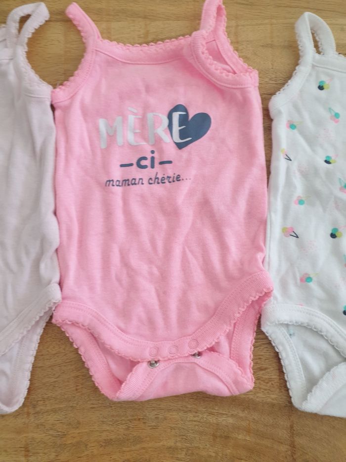 Lot 3 bodies bretelles - photo numéro 3