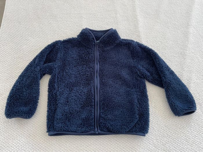Veste zippée bleu marine garçon Tex 2-3 ans
