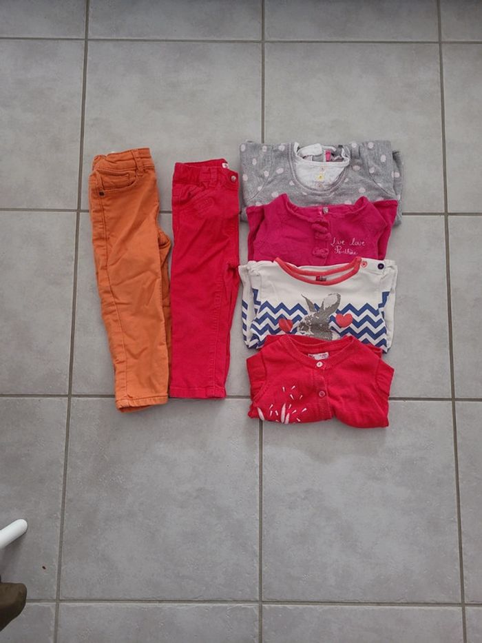 Ensemble pantalon pull et gilets