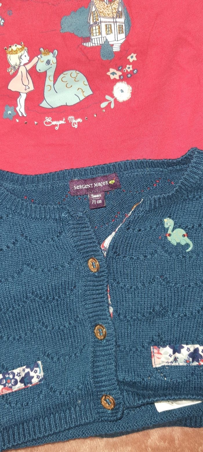 Lot sergent major robe gilet t shirt