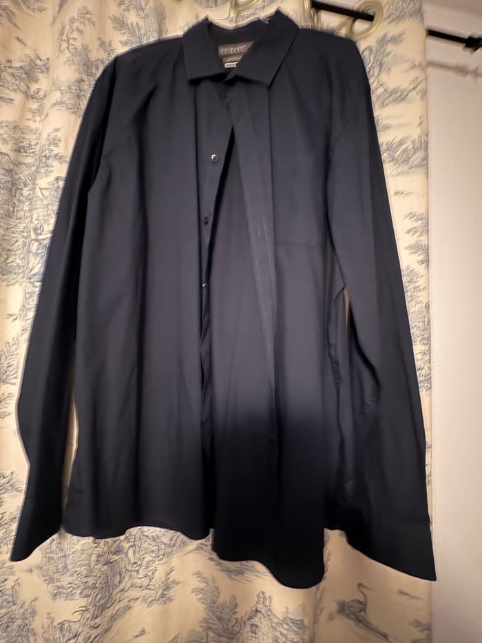 Chemise bleue foncée  3XL - photo numéro 2