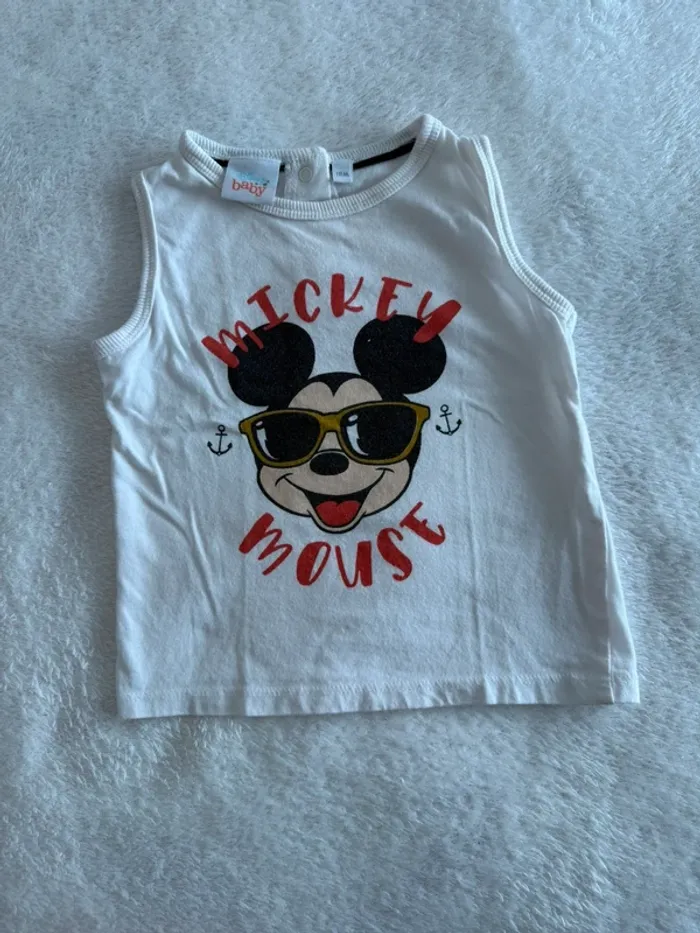 Débardeur Mickey, taille 18 mois - photo numéro 2