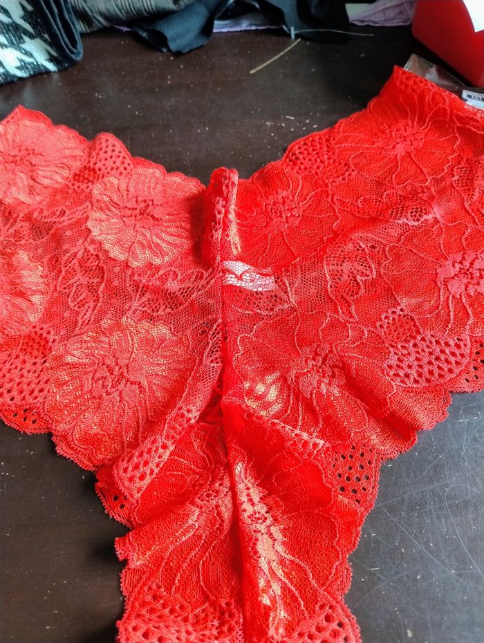 Dentelle rouge - photo numéro 5