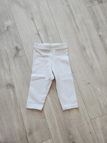 Legging blanc 9 mois tape a l'oeil