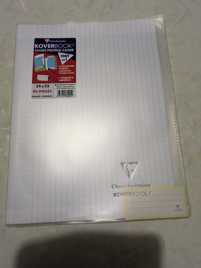 Lot de 7 cahiers Clairefontaine 96 pages. Taille 24x32 - photo numéro 5