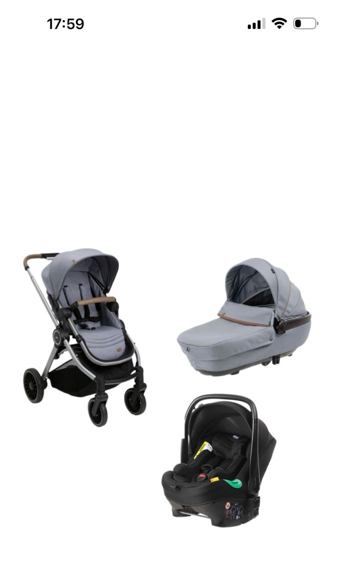 Poussette trio chicco best friend pro confort