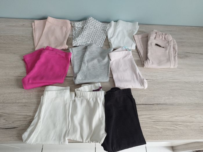 Lot de 10 pantalons fille 12 mois