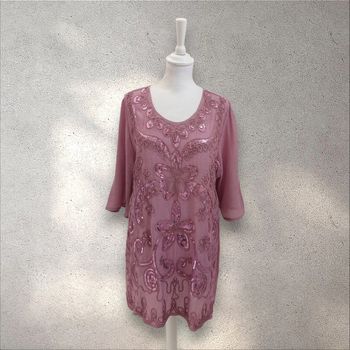 Tunique fluide à sequins taille 42 XL