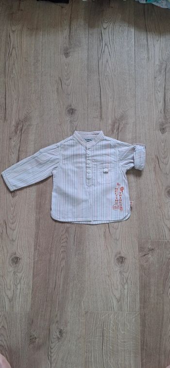 Chemise 2en1 12mois TBE Tape à l’Œil