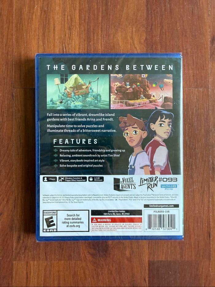 The Gardens Between Jeu Sony Playstation Ps5 NEUF sous blister Limited Run Games LRG #093 - photo numéro 2