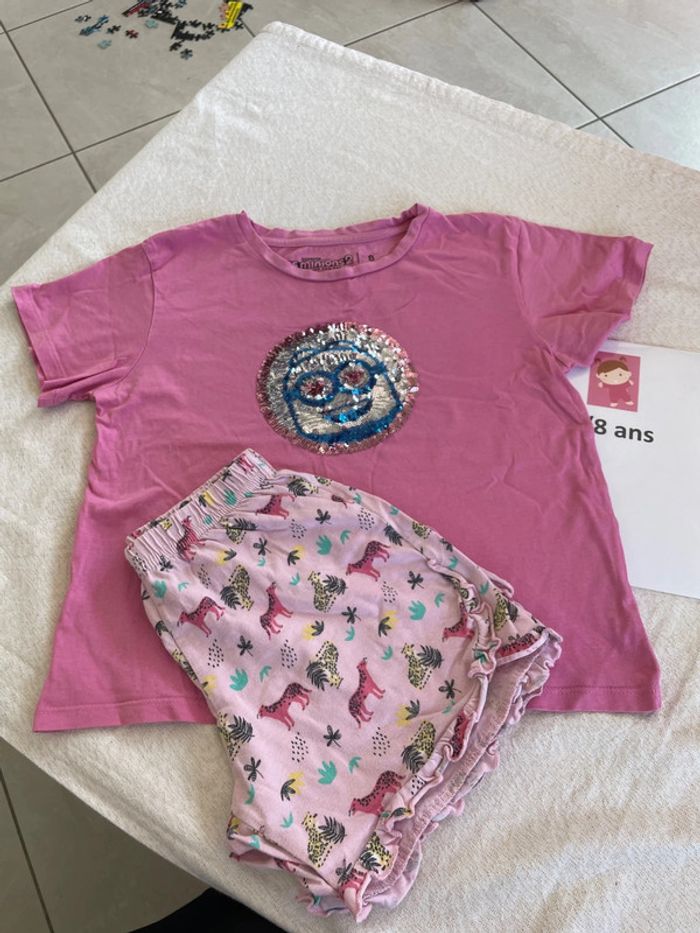 Pyjama, short, les mignons, tissaia, huit ans