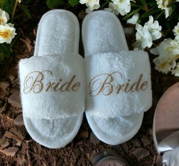 Chaussons mariage personnalisés