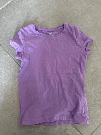 T-shirt uni violet
