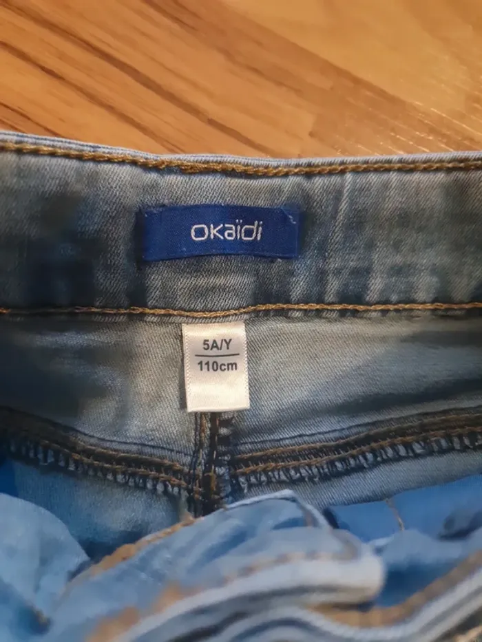 short en jean okaidi 5 ans - photo numéro 2