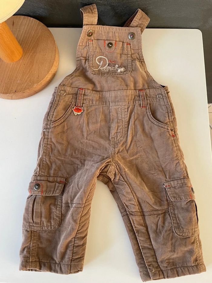 Salopette marron sergent major - photo numéro 3