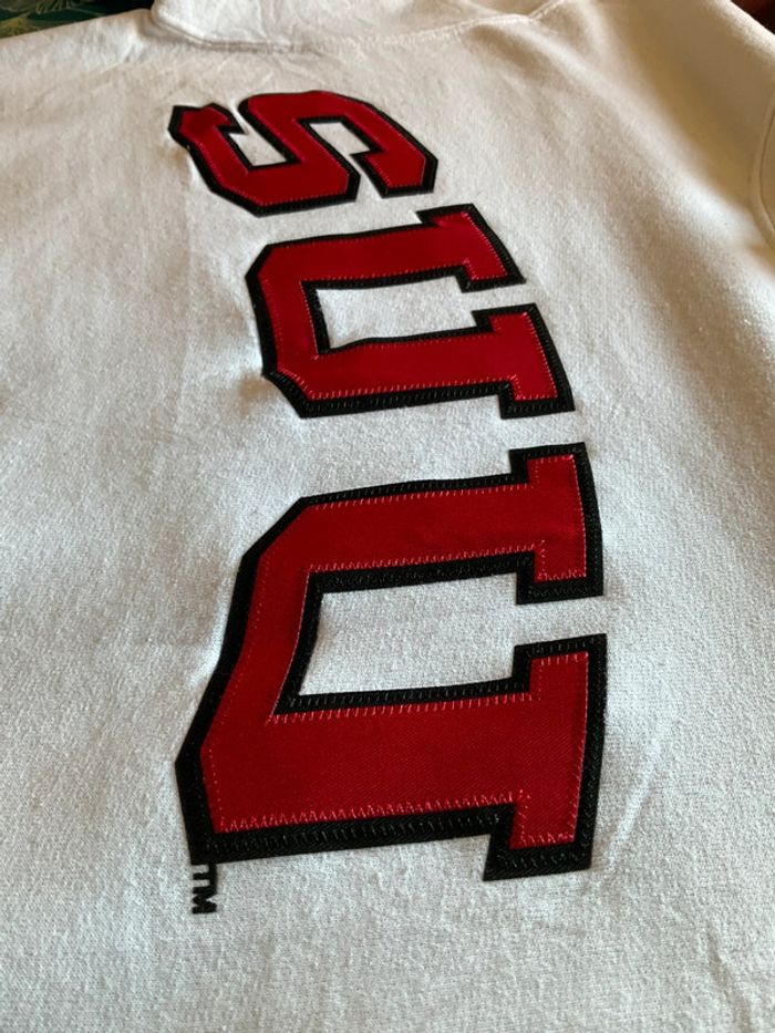 Sweat universitaire à col rond blanc pour homme Champion SUU taille S 252 - photo numéro 4