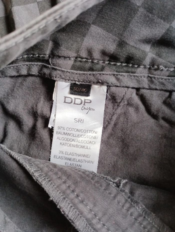 Pantalon court femme DDP taille 40 rétro vintage a carreaux coupe skinny - photo numéro 9
