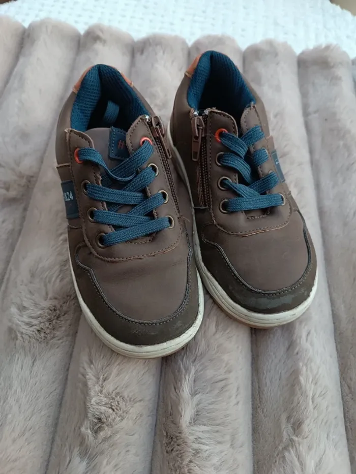 🔸 Baskets Chaussures de Ville Marron Chausséa 26🔸 - photo numéro 5