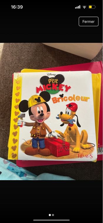 P’tit Mickey bricoleur Disney