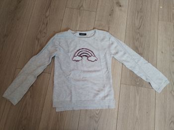 Pull fin arc en ciel en strass In extenso 8 ans